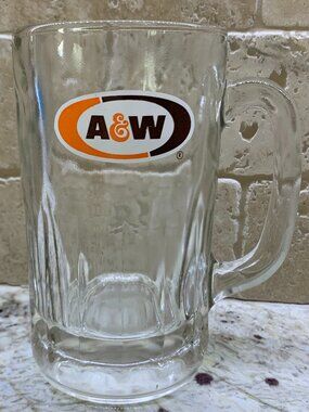 Vintage A&W Root Beer Mug 6" 1960-1970s